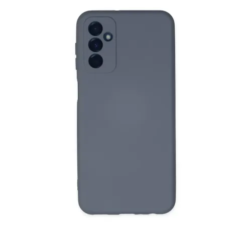 Samsung M23 Kılıf Nano içi Kadife Silikon - Gri