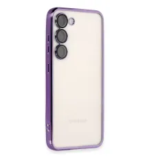Samsung S24 Plus Kılıf Lensli Silikon - Mor