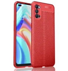 Reno 4 Pro Kılıf Auto Focus Kapak - Kırmızı