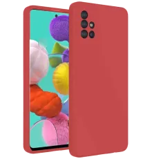 Samsung A31 Kılıf Nano içi Kadife Silikon - Kiremit