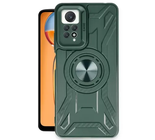 Redmi Note 12 Pro 4G Kılıf Lincoln Silikon - Koyu Yeşil