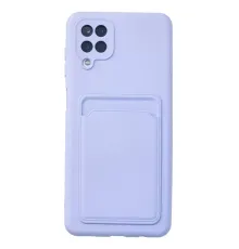 Samsung A12 Kılıf Kelvin Kartvizitli Silikon - Lila