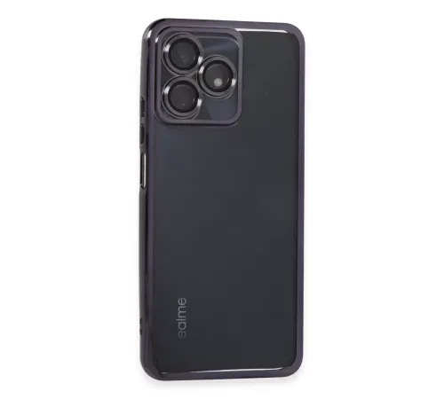 Realme C53 Kılıf Lensli Silikon - Mor