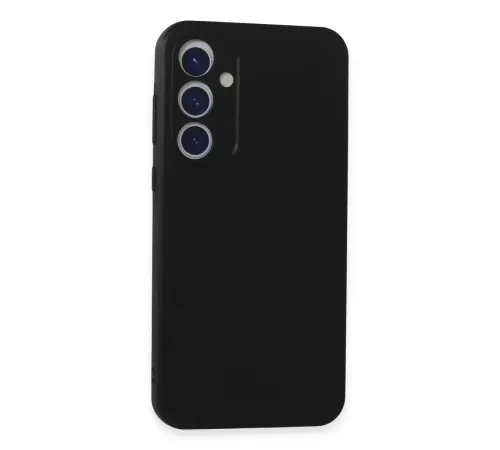 Samsung Galaxy A35 5G Kılıf First Silikon - Siyah