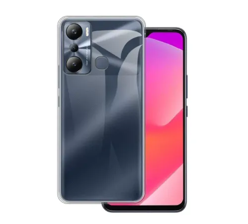 İnfinix Hot 20i Kılıf Lüx Şeffaf Silikon