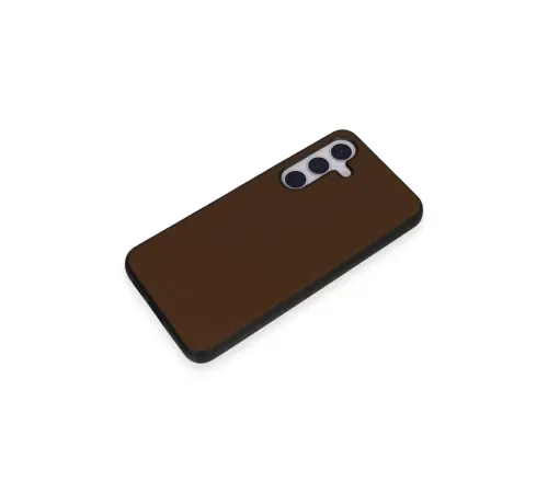 Samsung Galaxy S24 Kılıf Taft Kapak - Kahverengi