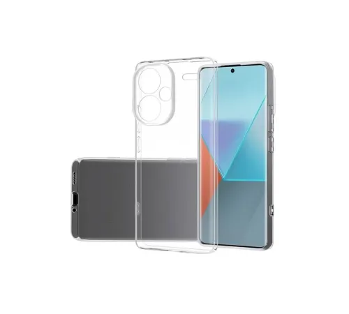 Xiaomi Redmi Note 13 Pro Plus Kılıf Lüx Şeffaf Silikon