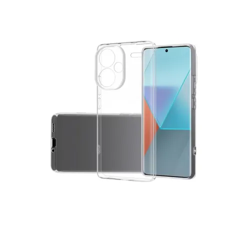 Xiaomi Redmi Note 13 Pro Plus Kılıf Lüx Şeffaf Silikon