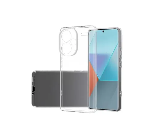 Xiaomi Redmi Note 13 Pro Plus Kılıf Lüx Şeffaf Silikon