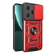 Xiaomi Redmi Note 13 Pro Plus Kılıf Pars Lens Yüzüklü Silikon - Kırmızı