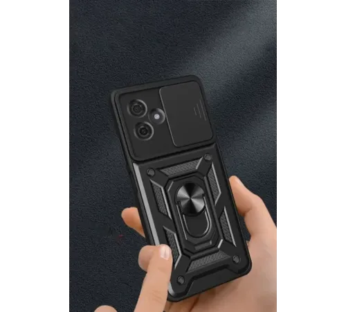 Xiaomi Redmi Note 13 Pro Plus Kılıf Pars Lens Yüzüklü Silikon - Lacivert