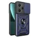 Xiaomi Redmi Note 13 Pro Plus Kılıf Pars Lens Yüzüklü Silikon - Lacivert