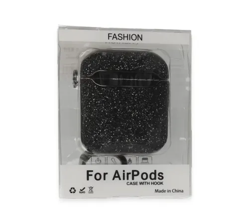 Apple Airpods 2 (2.nesil) Spell Simli Kılıf - Siyah