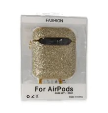 Apple Airpods 2 (2.nesil) Spell Simli Kılıf - Gold