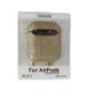 Apple Airpods 2 (2.nesil) Spell Simli Kılıf - Gold