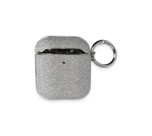 Apple Airpods 2 (2.nesil) Spell Simli Kılıf - Gümüş