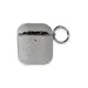 Apple Airpods 2 (2.nesil) Spell Simli Kılıf - Gümüş