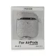 Apple Airpods 2 (2.nesil) Spell Simli Kılıf - Gümüş
