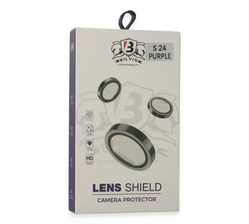 Samsung Galaxy S24 Bilvis Titan Kamera Lens - Derin Mor