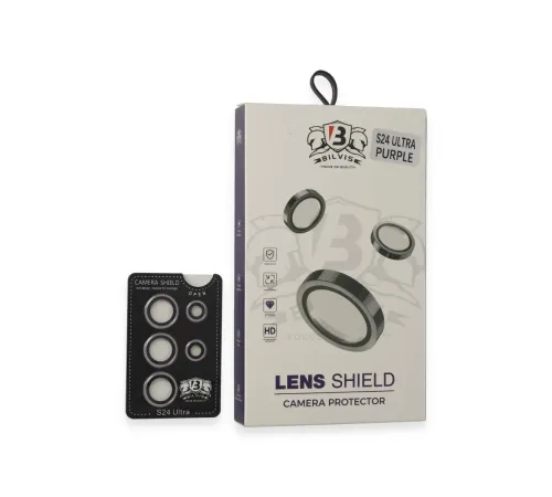 Samsung Galaxy S24 Ultra Bilvis Titan Kamera Lens - Derin Mor