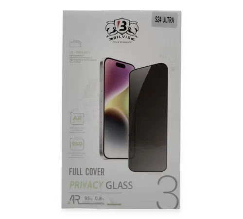 Samsung Galaxy S24 Ultra Bilvis Hayalet Cam Ekran Koruyucu