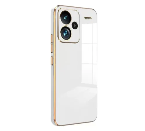 Xiaomi Redmi Note 13 Pro Plus Kılıf Volet Silikon - Beyaz