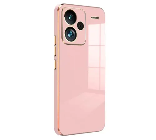 Xiaomi Redmi Note 13 Pro Plus Kılıf Volet Silikon - Pembe