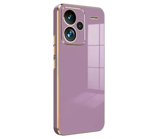 Xiaomi Redmi Note 13 Pro Plus Kılıf Volet Silikon - Mor
