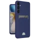 Samsung Galaxy A35 5G Kılıf Kelvin Kartvizitli Silikon - Lacivert