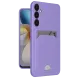 Samsung Galaxy A55 5G Kılıf Kelvin Kartvizitli Silikon - Lila