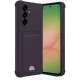 Samsung Galaxy A55 5G Kılıf Kelvin Kartvizitli Silikon - Derin Mor
