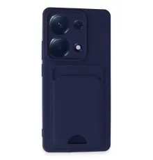 Xiaomi Redmi Note 13 Pro 4G Kılıf Kelvin Kartvizitli Silikon - Lacivert
