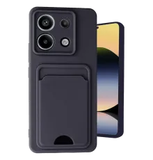 Xiaomi Redmi Note 13 Pro 5G Kılıf Kelvin Kartvizitli Silikon - Siyah