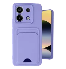Xiaomi Redmi Note 13 Pro 5G Kılıf Kelvin Kartvizitli Silikon - Lila