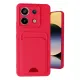 Xiaomi Redmi Note 13 Pro 5G Kılıf Kelvin Kartvizitli Silikon - Kırmızı