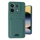 Xiaomi Redmi Note 13 Pro 5G Kılıf Kelvin Kartvizitli Silikon - Koyu Yeşil