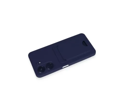 Xiaomi Redmi 13C Kılıf Kelvin Kartvizitli Silikon - Lacivert