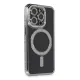 Apple iPhone 14 Pro Max Kılıf Joke Simli Magneticsafe Kılıf - Gri