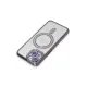 Apple iPhone 13 Kılıf Joke Simli Magneticsafe Kılıf - Derin Mor