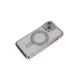Apple iPhone 13 Kılıf Joke Simli Magneticsafe Kılıf - Pembe