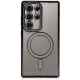 Samsung Galaxy S24 Ultra Kılıf Joke Simli Magneticsafe Kılıf - Siyah