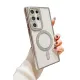Samsung Galaxy S24 Ultra Kılıf Joke Simli Magneticsafe Kılıf - Mavi