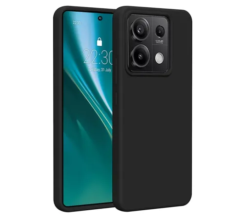 Xiaomi Redmi Note 13 4G Kılıf First Silikon - Siyah