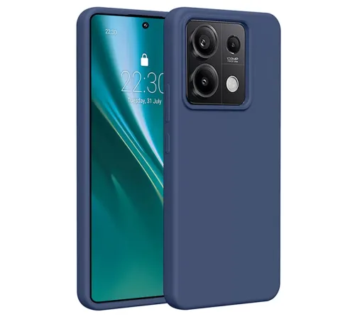 Xiaomi Redmi Note 13 4G Kılıf First Silikon - Lacivert