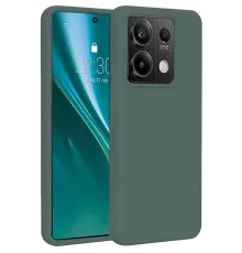 Xiaomi Redmi Note 13 4G Kılıf First Silikon - Koyu Yeşil