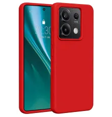 Xiaomi Redmi Note 13 Pro 5G Kılıf First Silikon - Kırmızı
