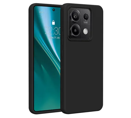 Xiaomi Redmi Note 13 Pro 4G Kılıf First Silikon - Siyah