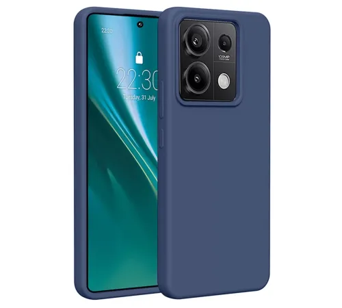 Xiaomi Redmi Note 13 Pro 4G Kılıf First Silikon - Lacivert