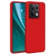 Xiaomi Redmi Note 13 Pro 4G Kılıf First Silikon - Kırmızı