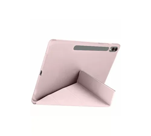 Samsung Galaxy X610 Tab S9 FE Plus 12.4 Kılıf Kalemlikli Mars Tablet Kılıfı - Rose Gold